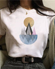 Beautiful Geometry Printed T Shirt