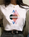 Beautiful Geometry Printed T Shirt