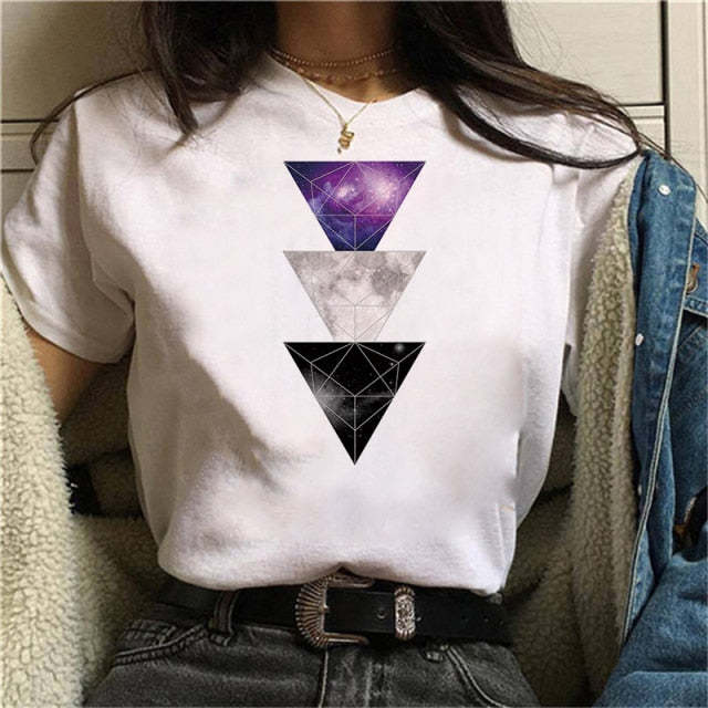 Beautiful Geometry Printed T Shirt