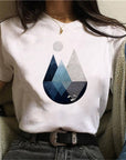 Beautiful Geometry Printed T Shirt