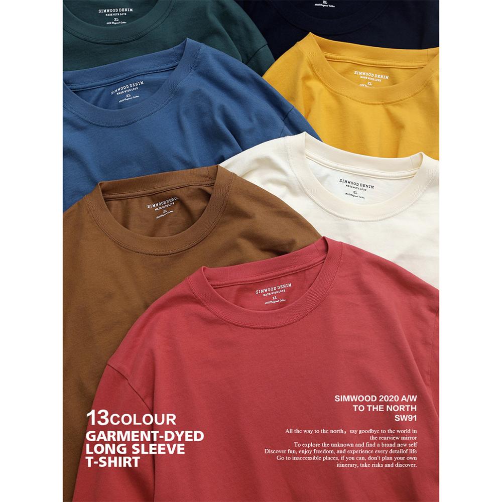 Men T Shirt Men Solid Color