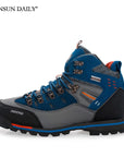 Men Winter Mountain Climbing Trekking Boots